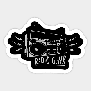 This is Radio Gunk 2 Sticker